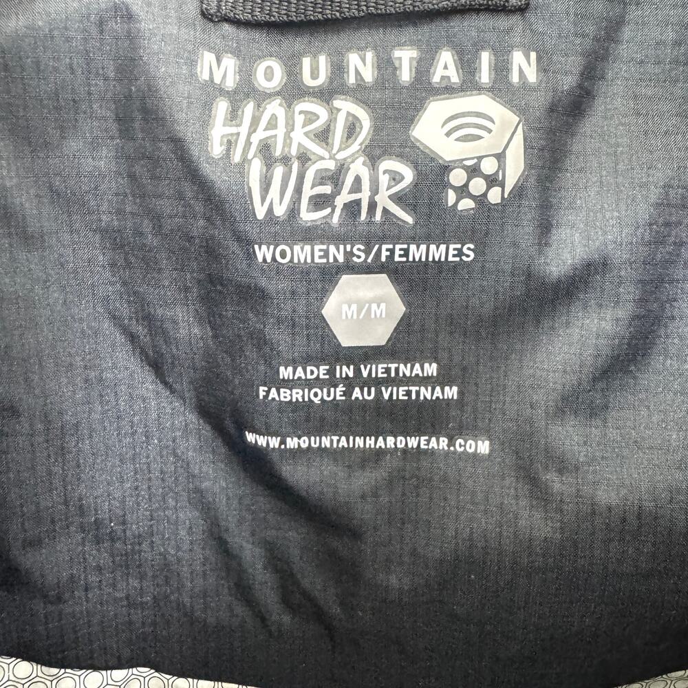Mountain Hardware Womens Full Zip Nylon Jacket Size M Hooded Lightweight Belted - Picture 2 of 15